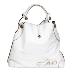 Anya Hindmarch grand sac fourre-tout en cuir blanc