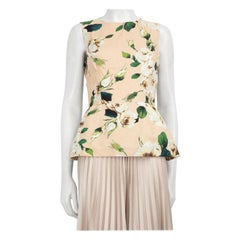 Dolce & Gabbana Floral Print Peplum Top Size M