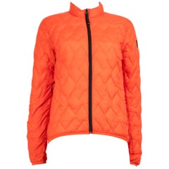 Bogner Orange Insulated Quilted Jacket Size S