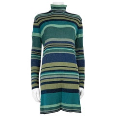 Dolce & Gabbana Striped Glitter Dress Size XL