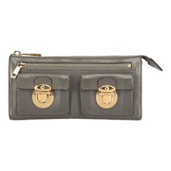 Marc Jacobs Vintage Grey Leather Continental Wallet