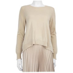 Marni Beige Wool Knit Long Sleeves Jumper Size M