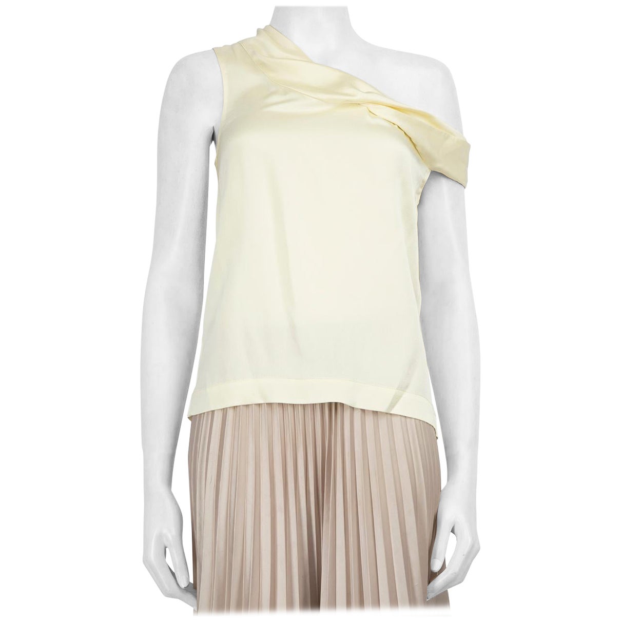 3.1 Phillip Lim Yellow Off Shoulder Sleeveless Top Size XXS For Sale