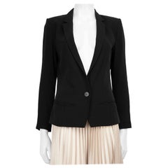 Isabel Marant Blazer negro abotonado de manga larga Talla S