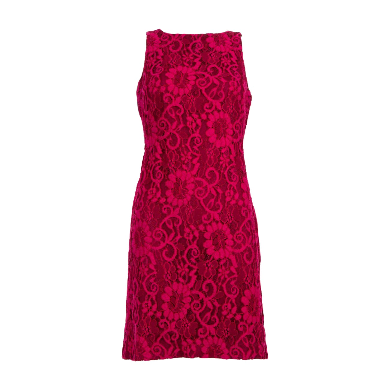 Ralph Lauren Pink Floral Lace Mini Dress Size XXS For Sale