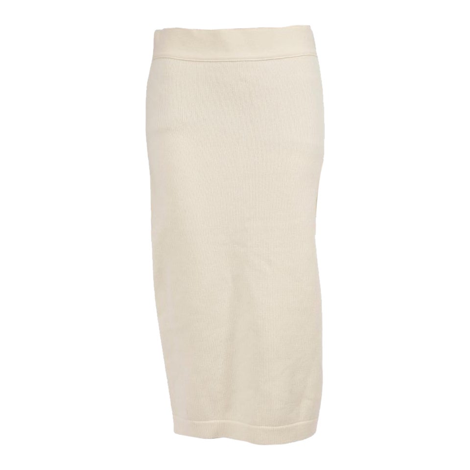 Tom Ford Falda Midi Cachemira Crudo Talla M en venta