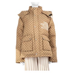 Gucci Gucci X The North Face Beige Puffer Jacket Size L