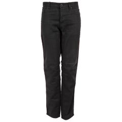 Burberry - Jeans slim in denim nero con bordi rossi - taglia XXL