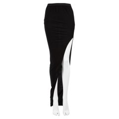 Rick Owens Rick Owens Lilies Black Maxi Side Slit Skirt Size S