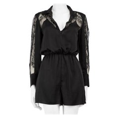 Mono de encaje negro Maje Talla S