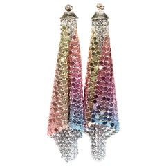 Paco Rabanne Chainmail Drop Earrings