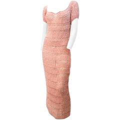 30s Pink Ribbon Work Dress 2