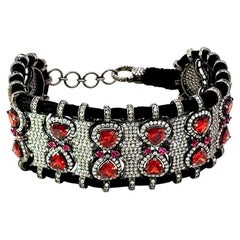 Prong Set Cubic Zirconia Macrame Thread Bracelet for Wedding Gift in Silver