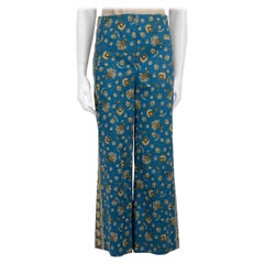 Veronica Beard Pantalon bleu à motifs floraux taille XS