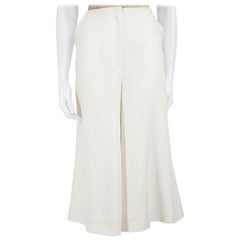 Elizabeth & James White Pantalon court à jambes larges Taille L