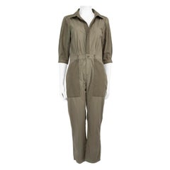Combinaison boutonnée kaki ba&sh taille S