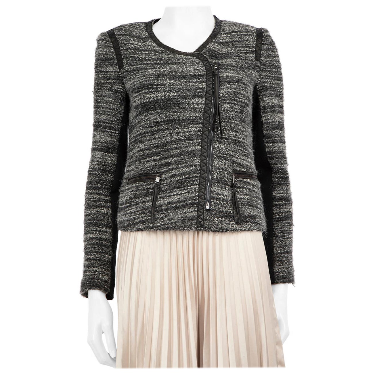 Rebecca Taylor Tweed Pattern Blazer Size S