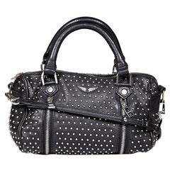Zadig & Voltaire Black Leather Sunny Studded Bag