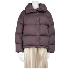 Acne Studios Purple Funnel Puffer Jacket Size XS
