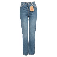 Jeans Reformation in denim blu con decorazioni taglia XS
