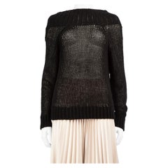 Khaite Black Open Knit Jumper Size S
