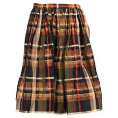 Oscar de la Renta Oscar de la Renta Studio Checkered Knee Length Skirt Size L