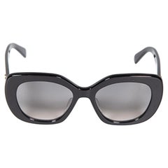 Céline Black Frame Brown Lenses Triomphe Sunglasses