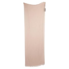 Fabiana Filippi Pink Wool Sequin Embellished Scarf