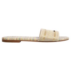 Dior Multicolour Dway Slides Size IT 36.5