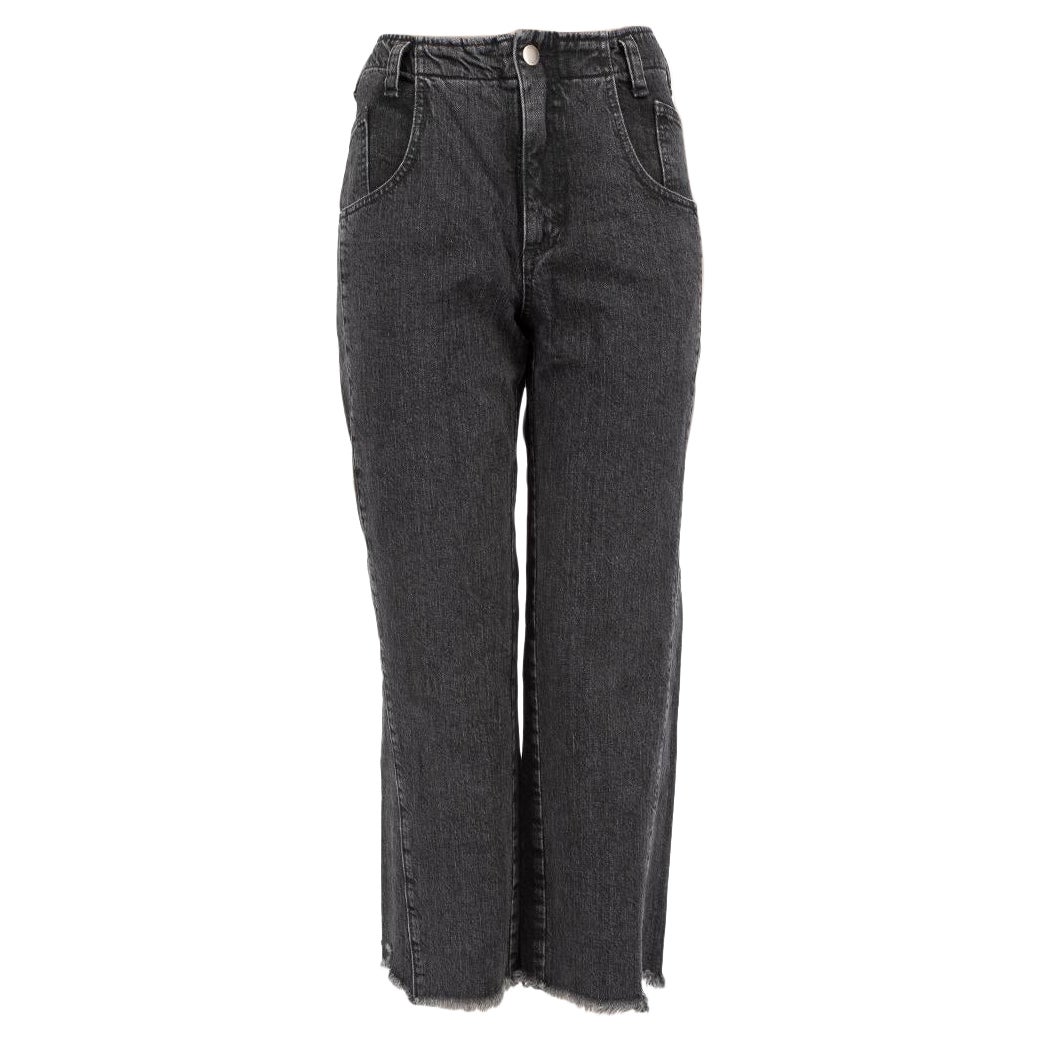 Rachel Comey Grey Denim Straight Leg Jeans Size XS For Sale