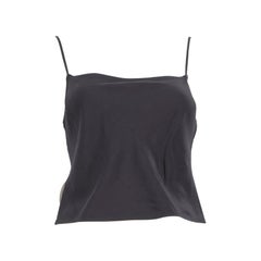 STAUD Navy Sleeveless Cropped Tank Top Size S