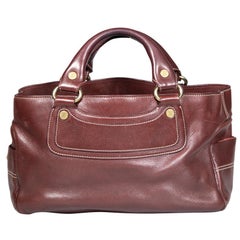 Céline Brown Leder Boogie Handtasche