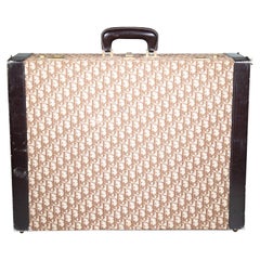 Dior Vintage Beige Oblique Travel Trunk
