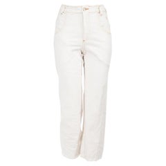 Rachel Comey Ecru Denim Wide Leg Jeans Size XS