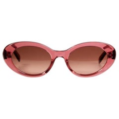 Céline Pink Oval Cat Eye Gradient Sunglasses