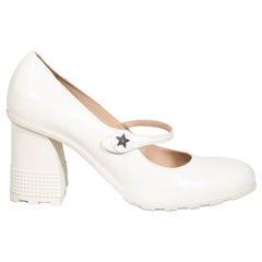 Dior Ecru Patent D-Doll Pumps Size IT 37