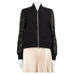Diane Von Furstenberg - Giacca in pizzo floreale nera - taglia M.