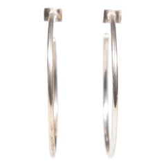 Tiffany & Co Tiffany 925 Silver Hoop Earrings
