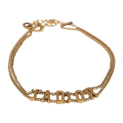 Dior Old Gold J'Adior Chain Necklace