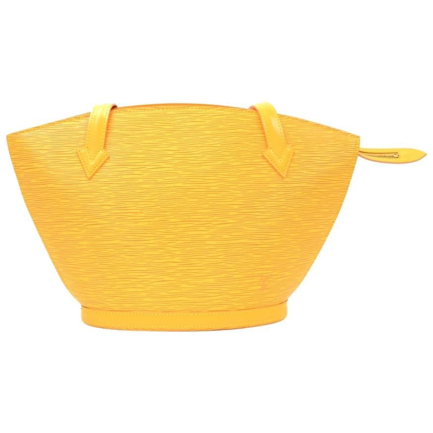 Louis Vuitton Saint Jacques PM Yellow Epi Leather Shoulder Bag