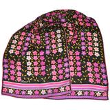 Bufanda Floral Burmel Fucsia con Múltiples Tonos de Violeta, Rosa y Fucsia