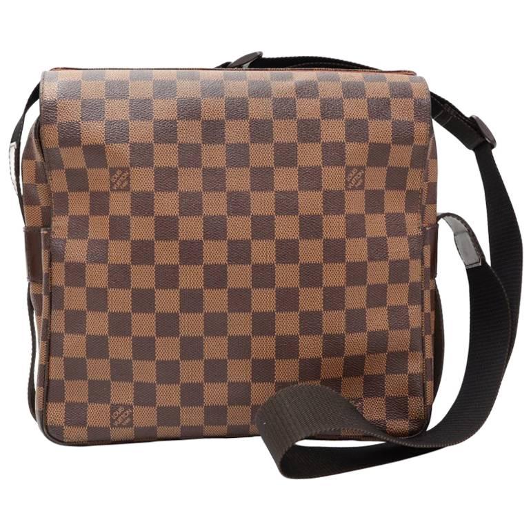 Louis Vuitton Naviglio Ebene Damier Canvas Messenger Bag