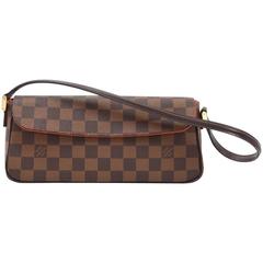 Louis Vuitton Recoleta Ebene Damier Canvas Hand Bag