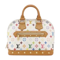 Louis Vuitton x Takashi Murakami Alma Small White Multicolor