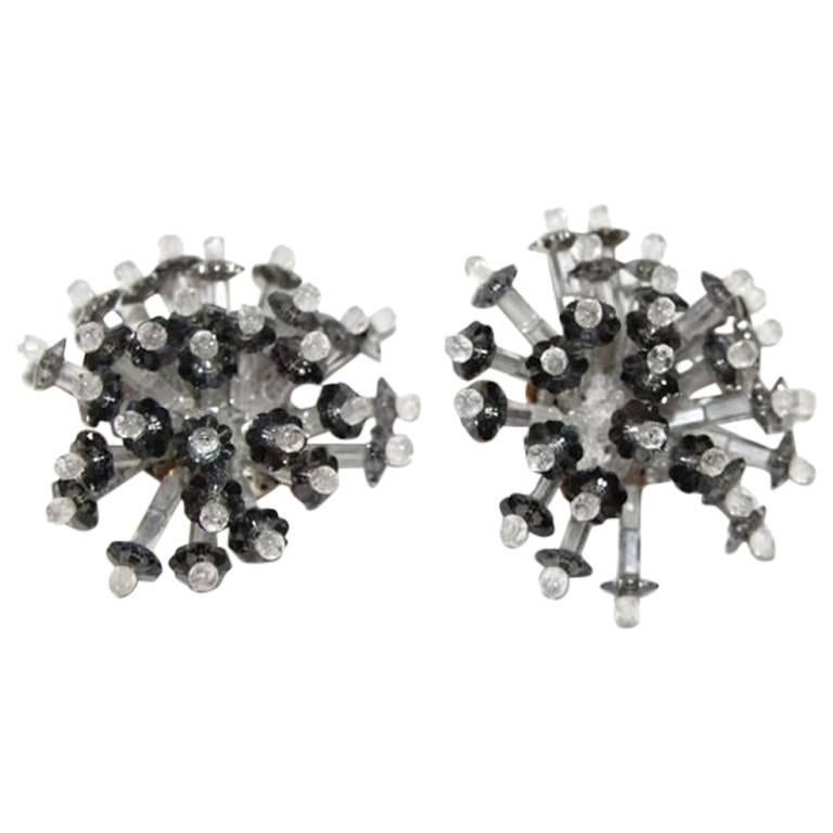 Glamour 60s collectable Coppola e Toppo flower earrings