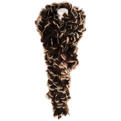 Iridescent White Tipped Feather Boa 6