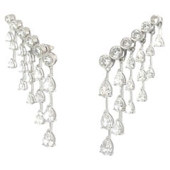 Pendants d'oreilles lustre zircon en argent 925 Fashion Mom Jewelry