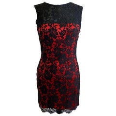 Vestido de encaje D&G