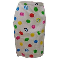 Gianni Versace Versatile White Cotton Skirt 4