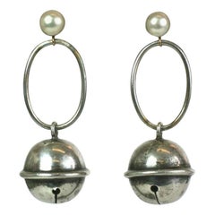 Cultured Pearl Bell Earrings, SdesR by Studio VL
